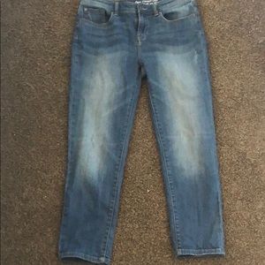Gap straight crop jeans